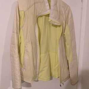 Neon yellow like new lululemon zipup sweater